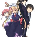 クール教信者先生の『『小林さんちのメイドラゴン 6巻』と木村光博先生の『小林さんちのメイドラゴン カンナの日常 2巻』』に描き下ろしアンブレラマーカー付きとらのあな限定版が登場！