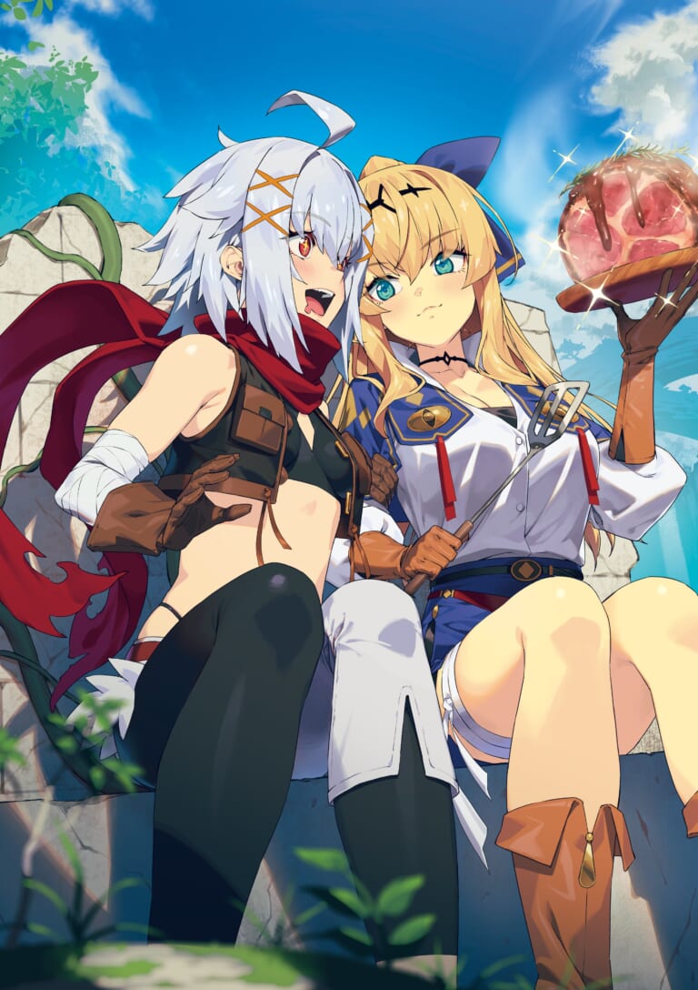 オーバーラップ文庫の注目作品「ドカ食い少女と美食家皇女の迷宮探索 ～禁忌の魔物肉を密猟していたら最強になりました～」第1巻が10月20日に発売！ とらのあなでは発売を記念して「チーコ」先生描き下ろしのB2タペストリー付きとらのあな限定版を発売いたします！